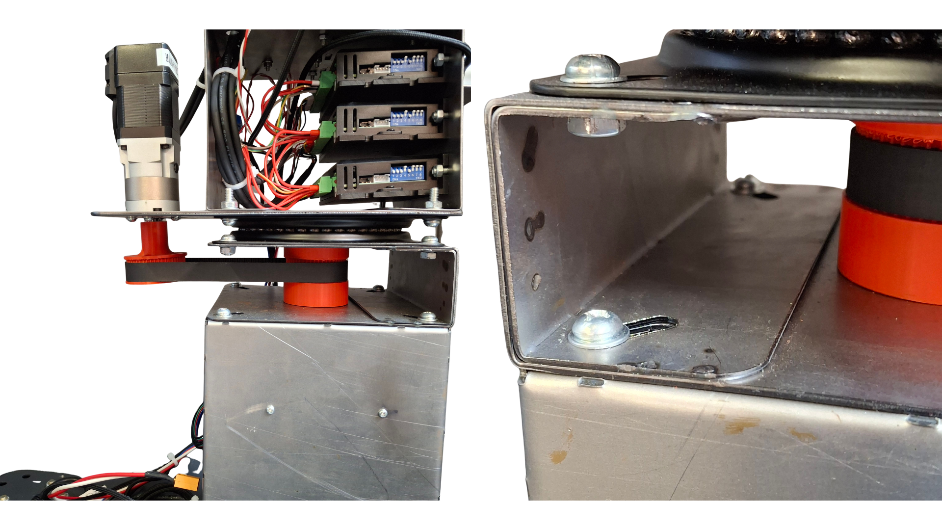 Base rotatoria — motor y Soporte de base rotatoria